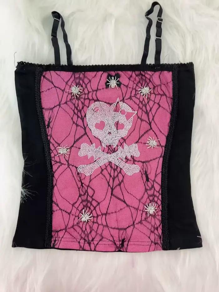 Corset en toile d'araignée gothique
