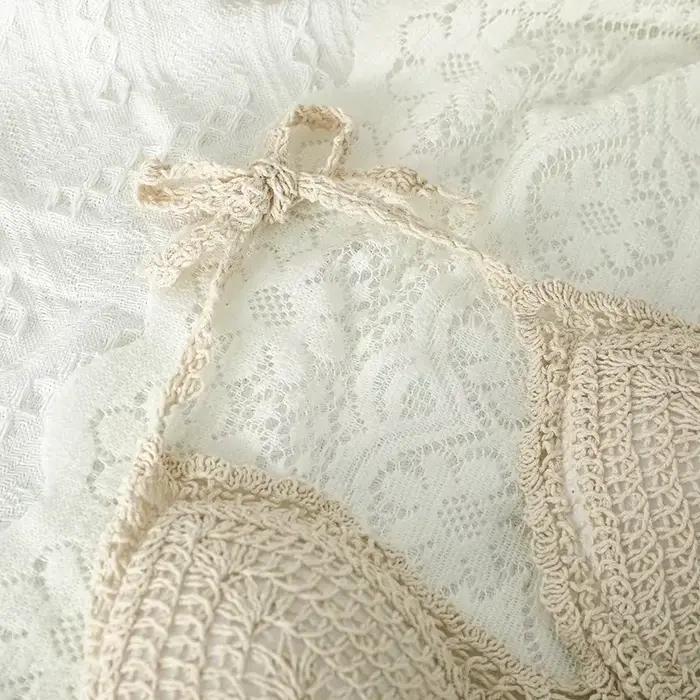 Femme haut sexy Crochet débardeurs femmes Corset