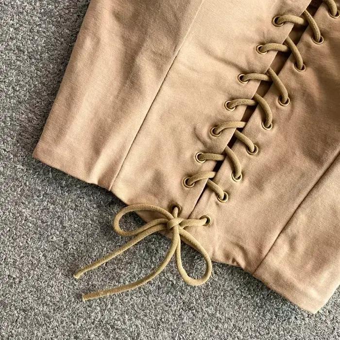 Debardeur-Soutien-gorge à bretelles spaghetti pour femmes