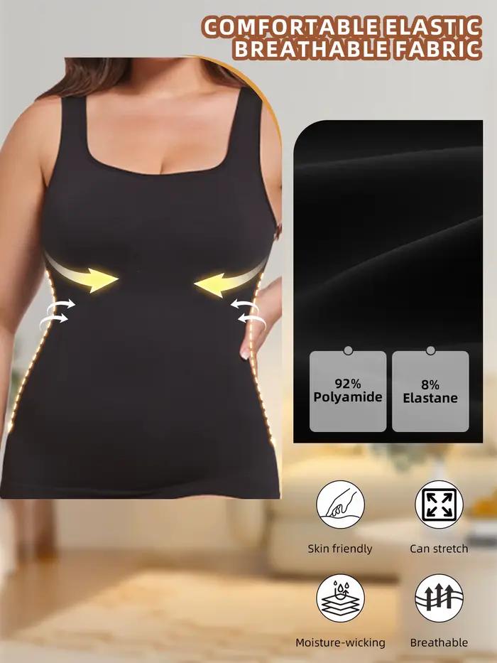 Hauts façonnants sans couture pour femmes grande taille confortables et amincissants style de rue été polyamide élasthanne tricoter occasions spéciales