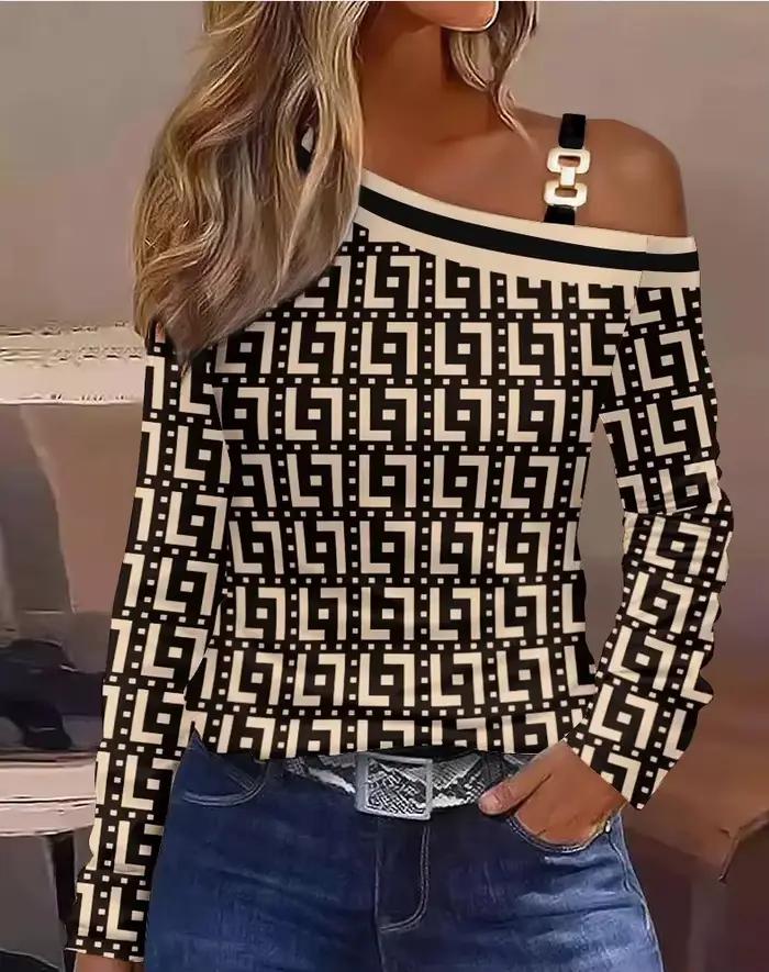 Haut asymétrique à une épaule pour femme