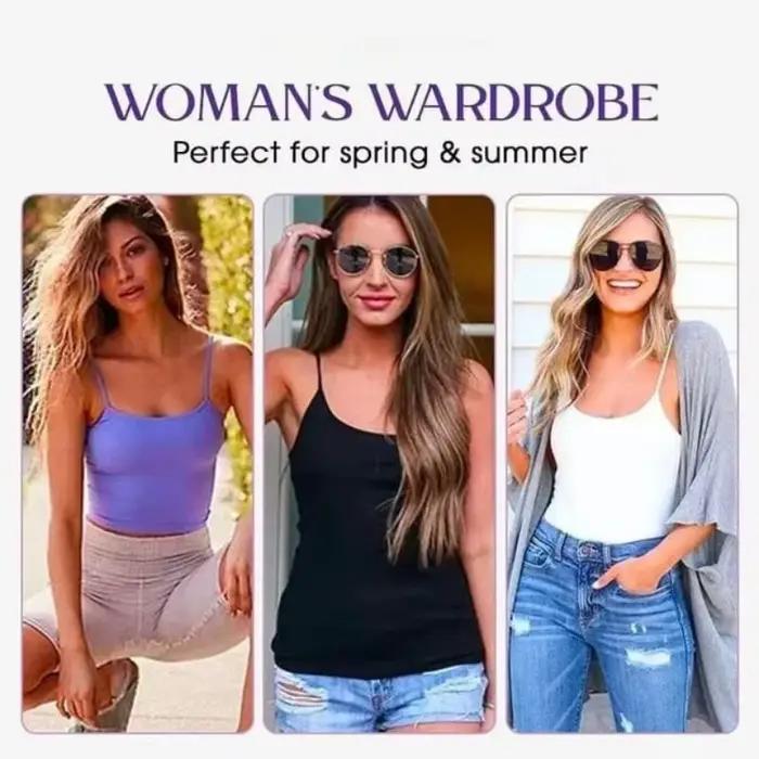 Haut de soutien-gorge intégré pour femmes, bandes décontractés, camisoles pour plage et occasions spéciales, modal, élasthanne, tricoté, multiple tailles et couleurs