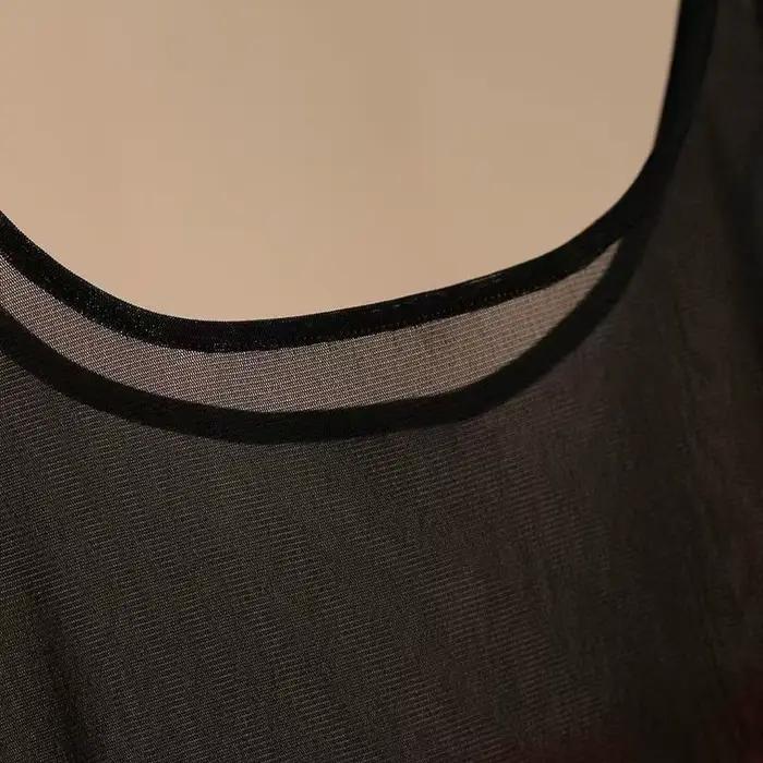 Polyester Décontracté Haut Sans Manches pour Femmes Occasions Estivales Plage et Loisirs