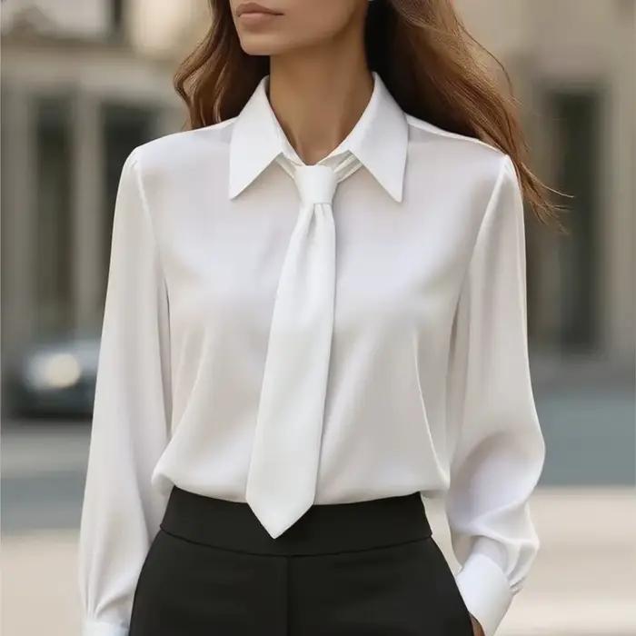 Nouvelle chemise professionnelle printemps-automne 2025
