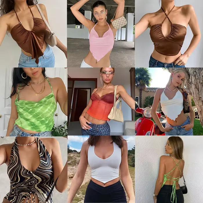 Corset Vintage Marron pour Femme