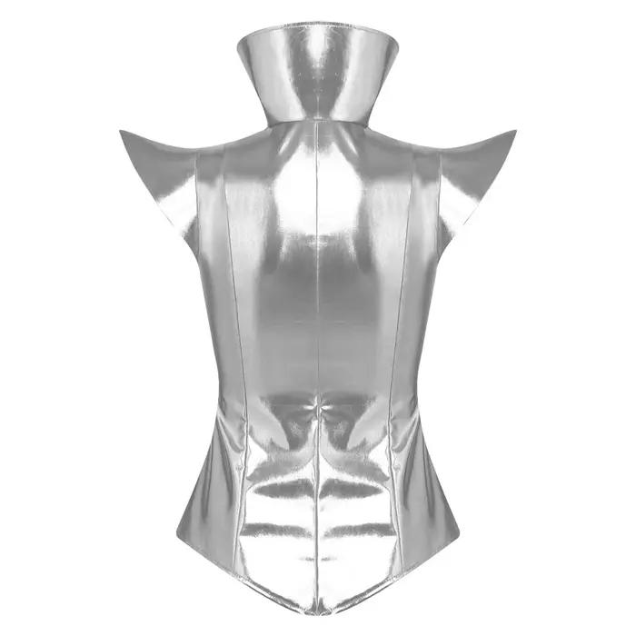 Hauts Corset Armure Iridescent Brillant pour Femme