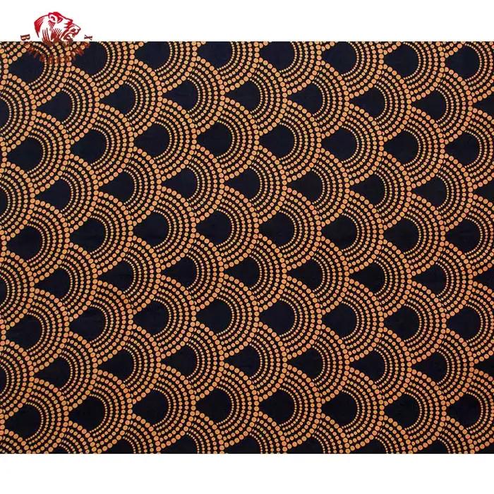 BintaRealwarn-Tissu Africain en Polyester à Motif d'Éventail Ankara