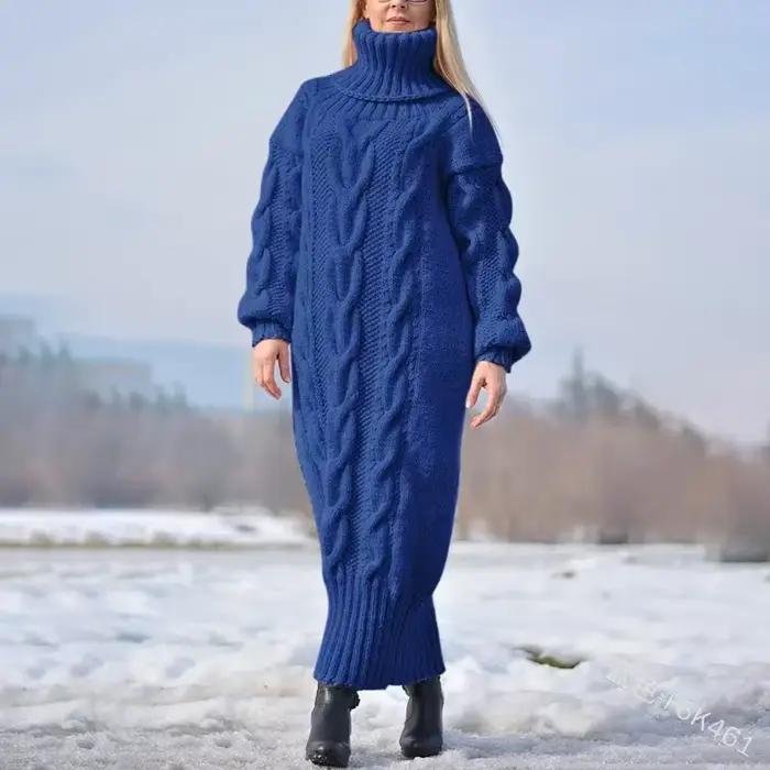 Pull femme hiver col roulé haut couleur unie élégant à offrir pour automne hiver occassions spéciales