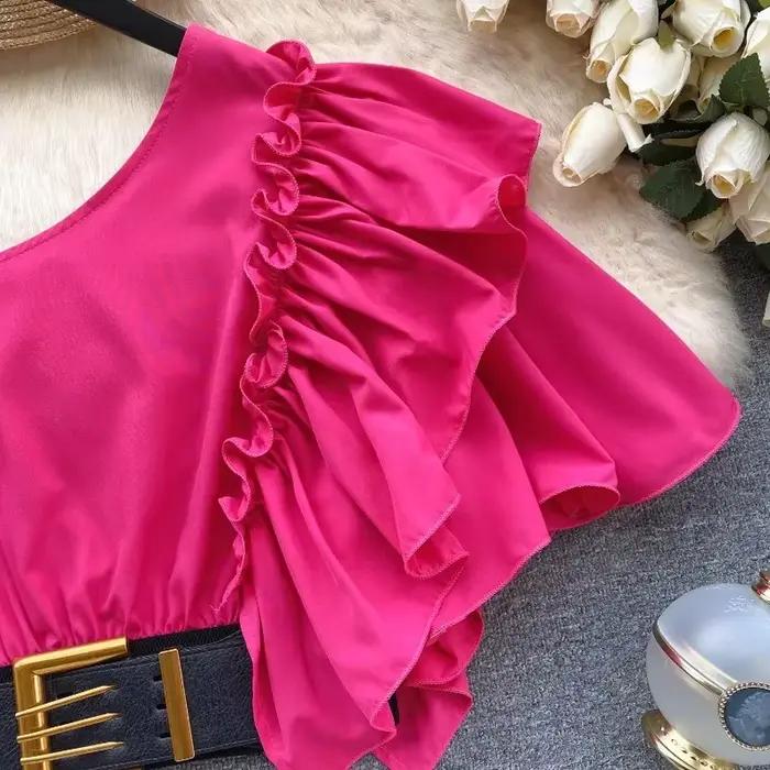 Chemisier chic américain pour femme