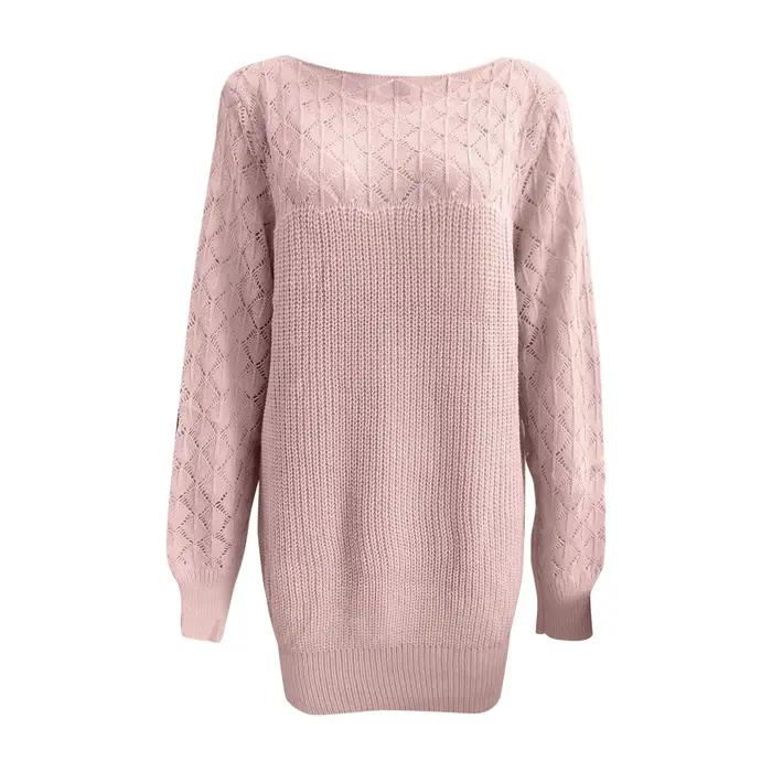 Robe pull légère à manches longues pour femmes