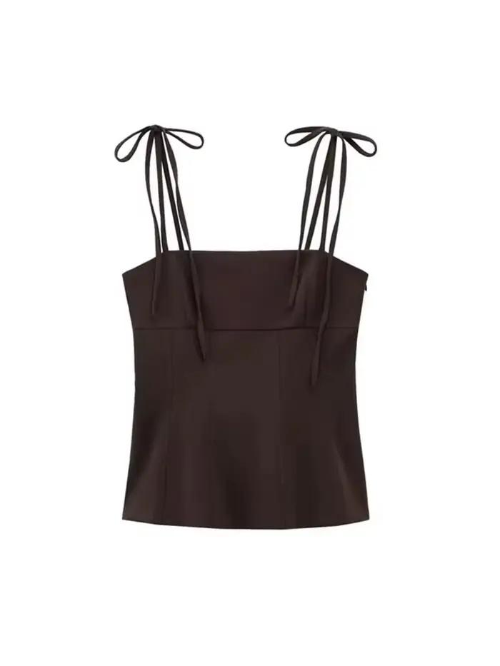Débardeur à la mode pour femmes avec nœuds
