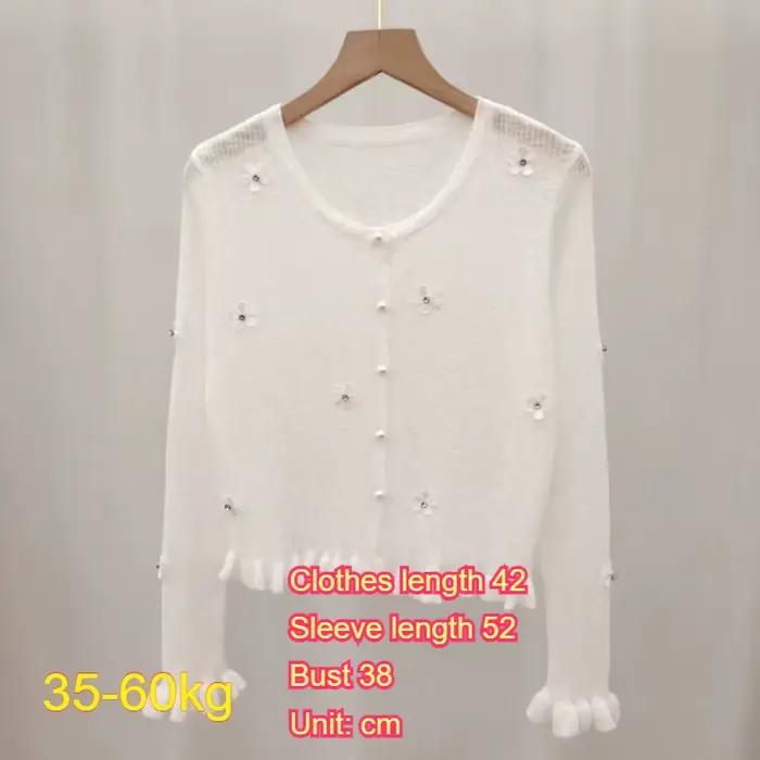 Cardigan en crochet pour femme