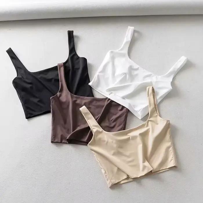 Col Carré Court et Sexy pour Femme