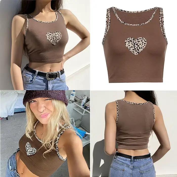 Corset Vintage Marron pour Femme
