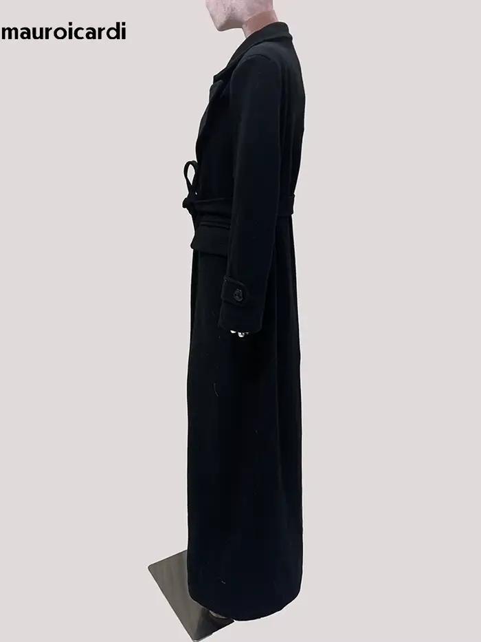 Manteau long de luxe Mauroica pour femme