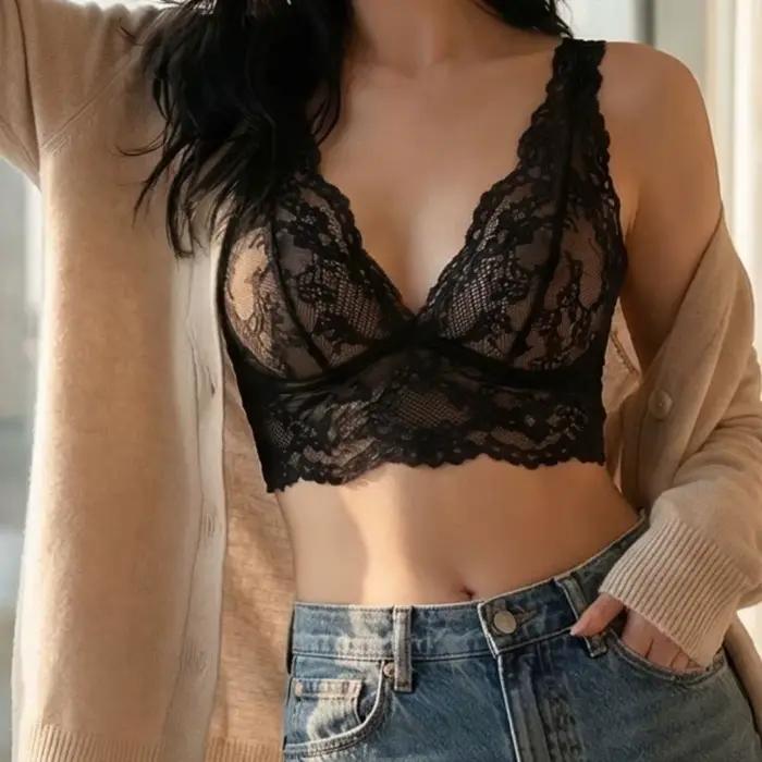 Soutien-gorge en dentelle française pour femme