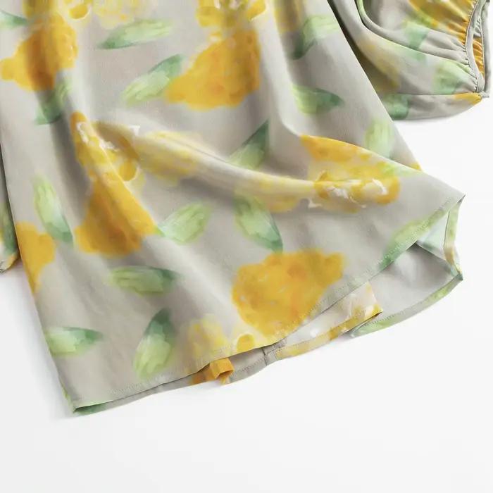 Chemise en soie de mûrier 100% à col rond, ample et polyvalente pour femmes, idéale pour le bureau et les journées printanières et estivales