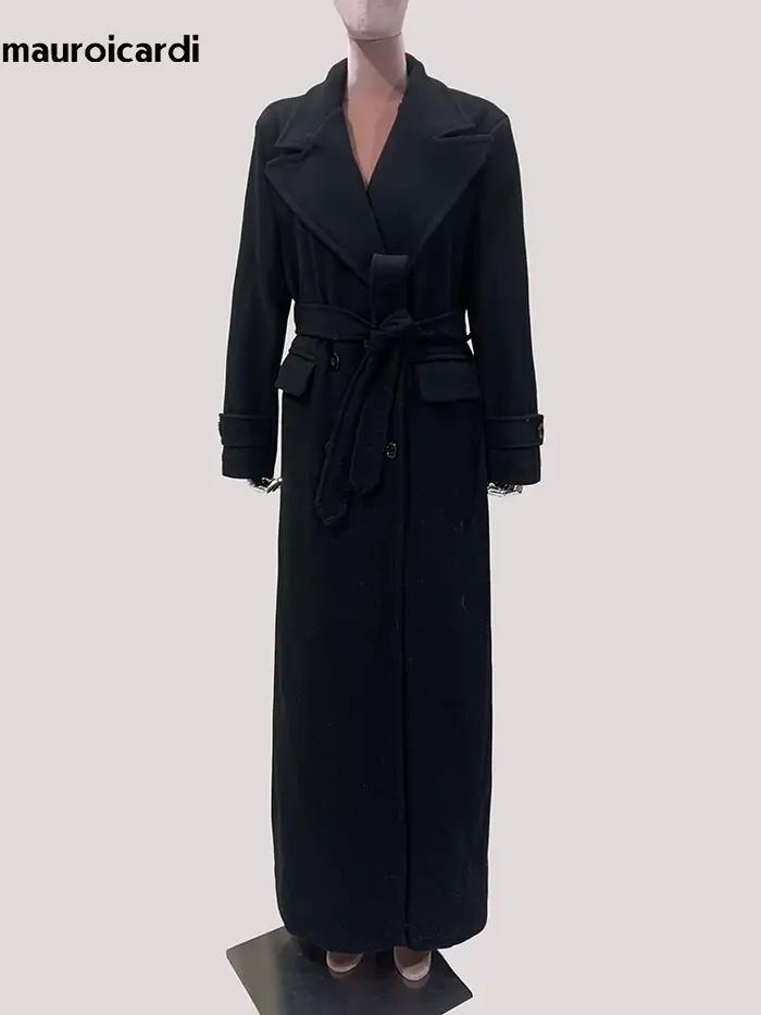 Manteau long de luxe Mauroica pour femme