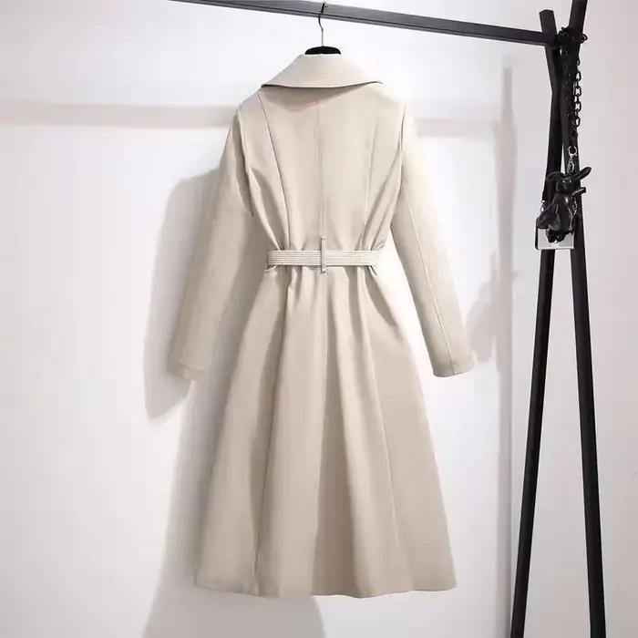Veste coupe-vent mi-longue pour femme