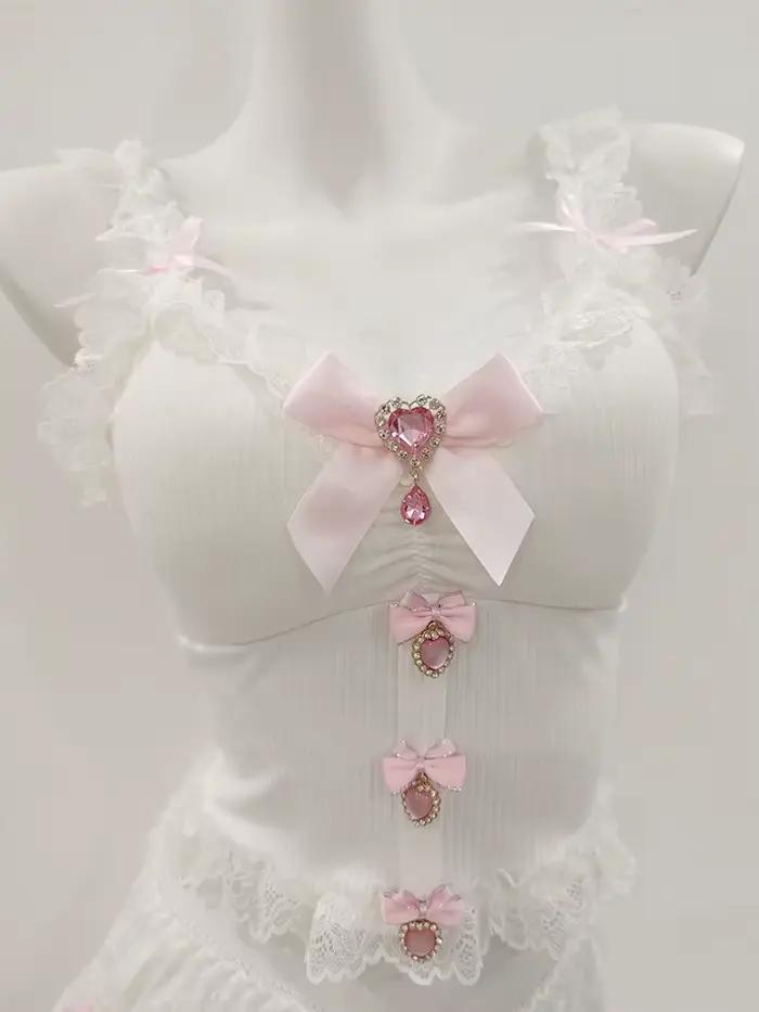 Haut court rose pour femmes