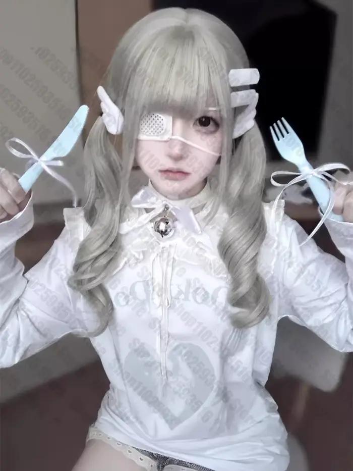 Kawaii haut court femmes gothique