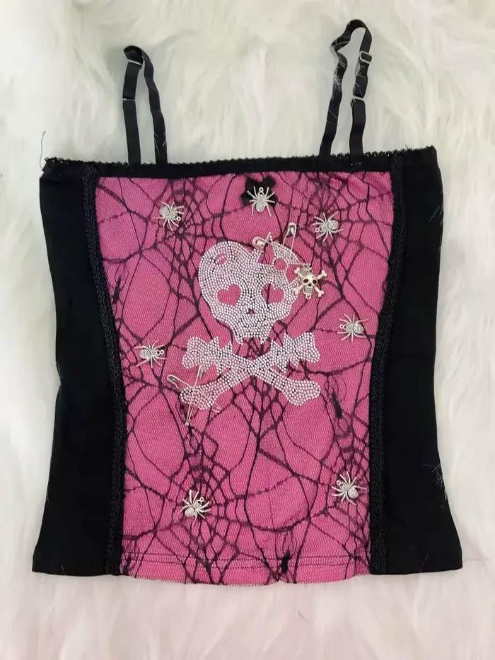 Corset en toile d'araignée gothique
