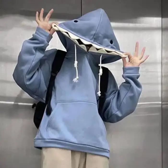 Sweat-shirt à capuche en polaire à manches longues avec cordon de serrage
