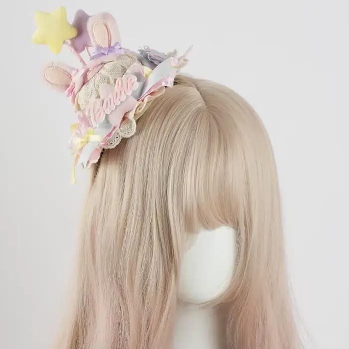 Accessoires pour cheveux de fille douce Lolita faits à la main