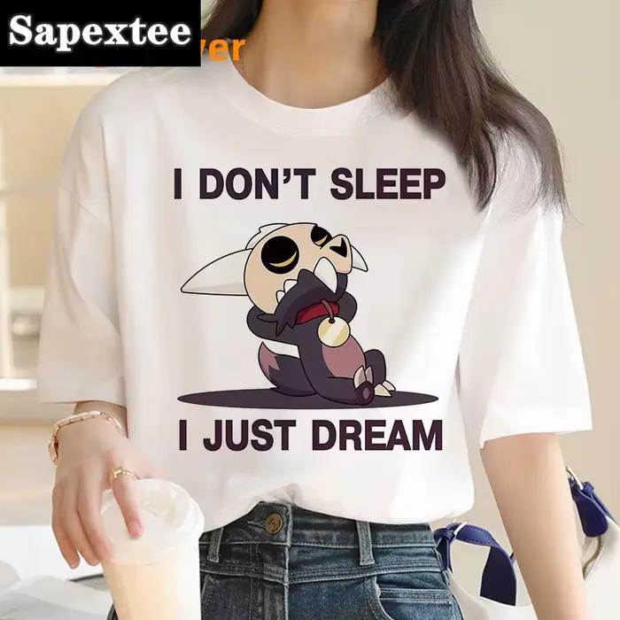Owl House t petit haut t-shirts femmes streetwear japonais blanc t-shirt drôle