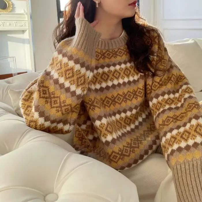 Pull Jacquard pour femme
