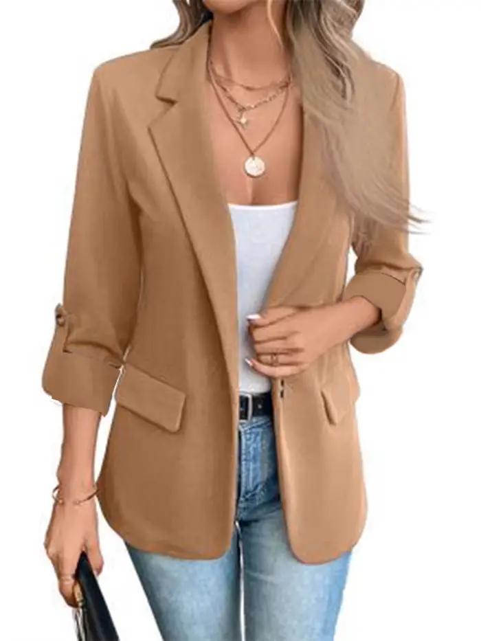 Blazer à manches longues pour femmes