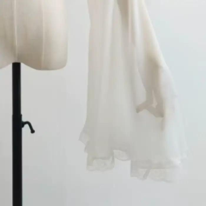 Blouse Femme Style Gothique avec Corsage en Dentelle