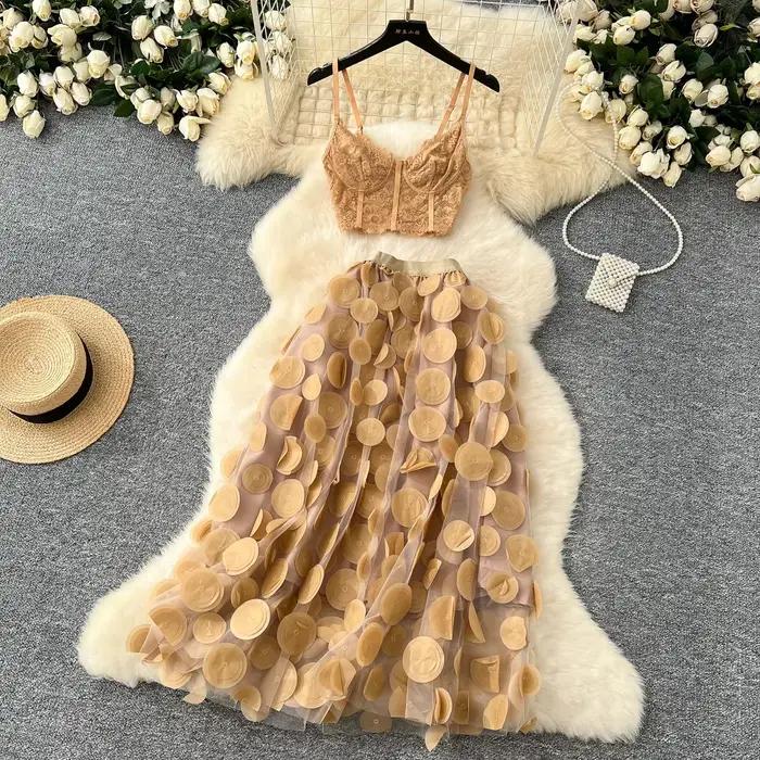 Ensemble deux pièces chic pour femmes
