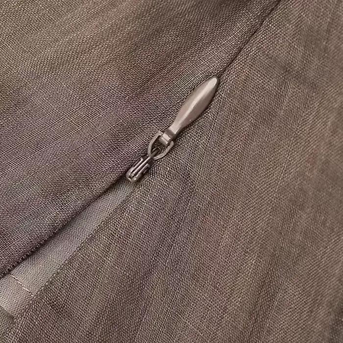 Débardeur Chic 100% Ramie pour Femme avec Volants Asymétriques – Style Décontracté Français