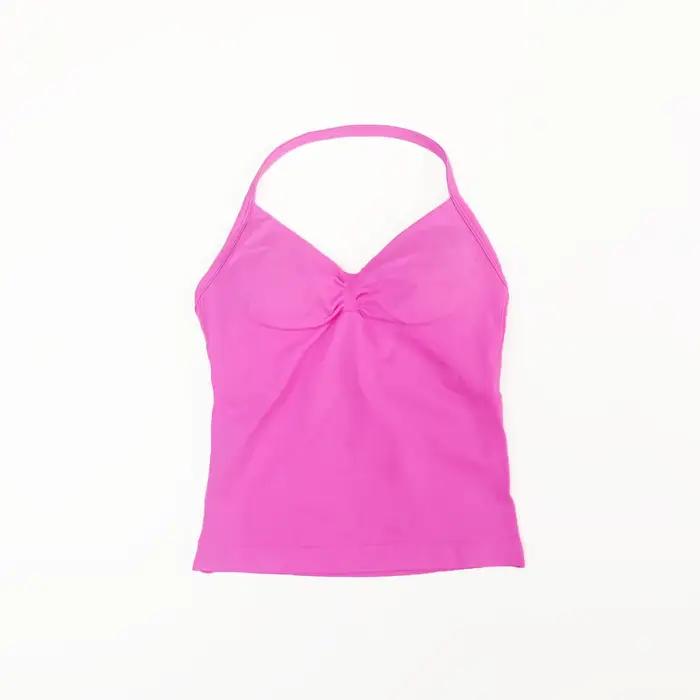 NCLAGEN Impact palangre haut à bretelles sport Yoga gilet femmes Fitness débardeur gymnase beau dos ouvert soutien-gorge course entraînement licou