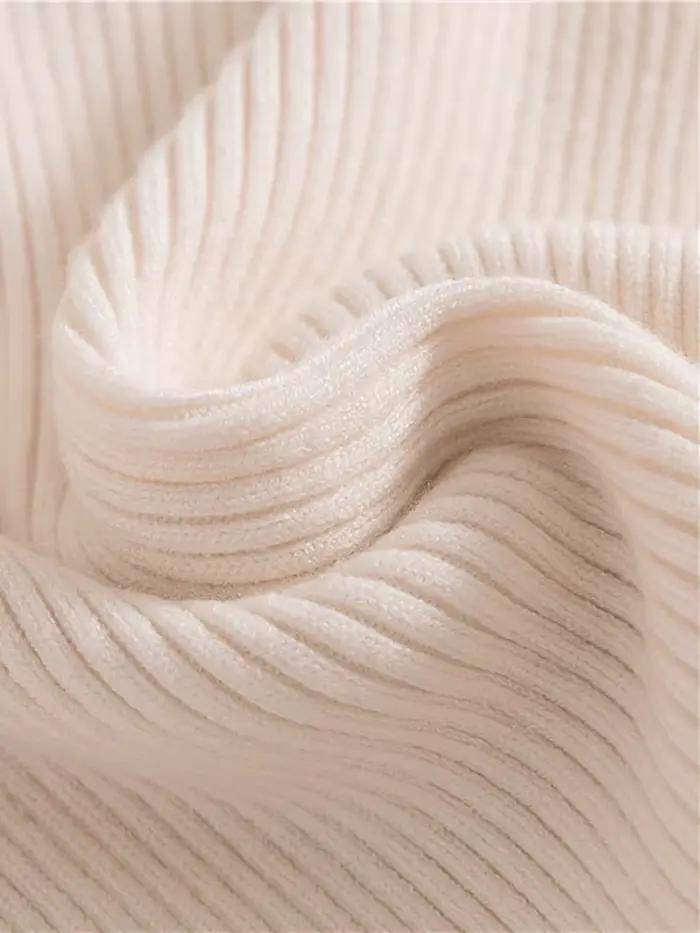 Femmes automne pull à col roulé tricoté doux pulls cachemire