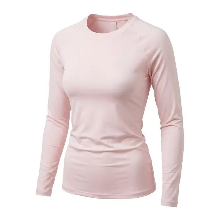 T-shirt de compression à manches longues pour femme