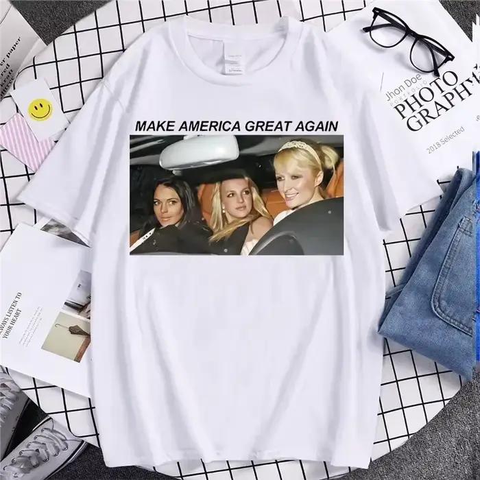 Nouveau Style t-shirt Britney rendre l'amérique grande