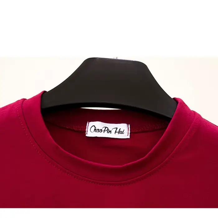Vert haut court T-Shirt Femme solide coton col rond manches courtes T-shirts pour femmes taille haute mince