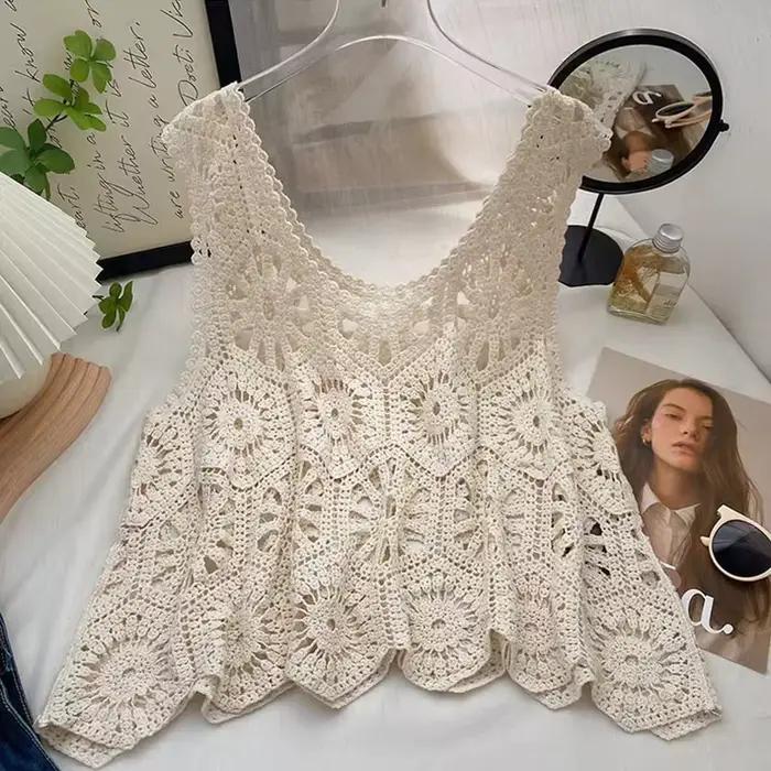 Chemisier en Tricot Croisé pour Femme