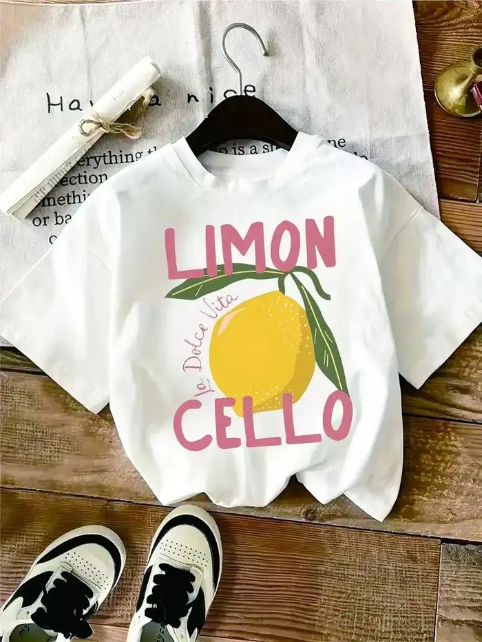 T-shirt graphique à manches courtes pour femmes
