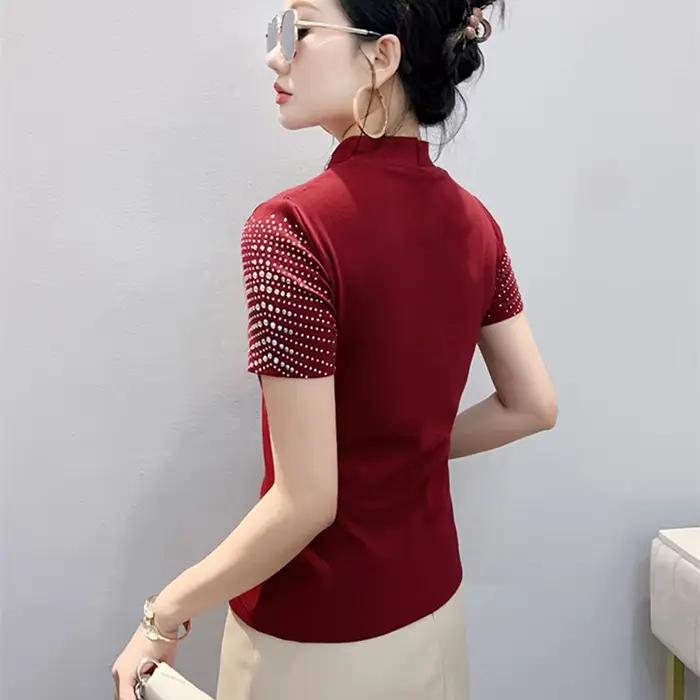 Nouveau T-shirt de luxe d'été pour femme