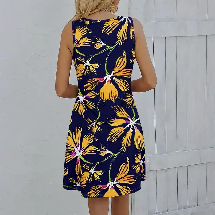 Robe d'été sans manches pour femmes