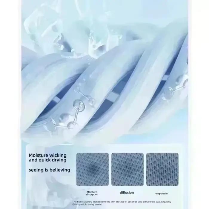 T-shirt court respirant et à séchage rapide pour femme