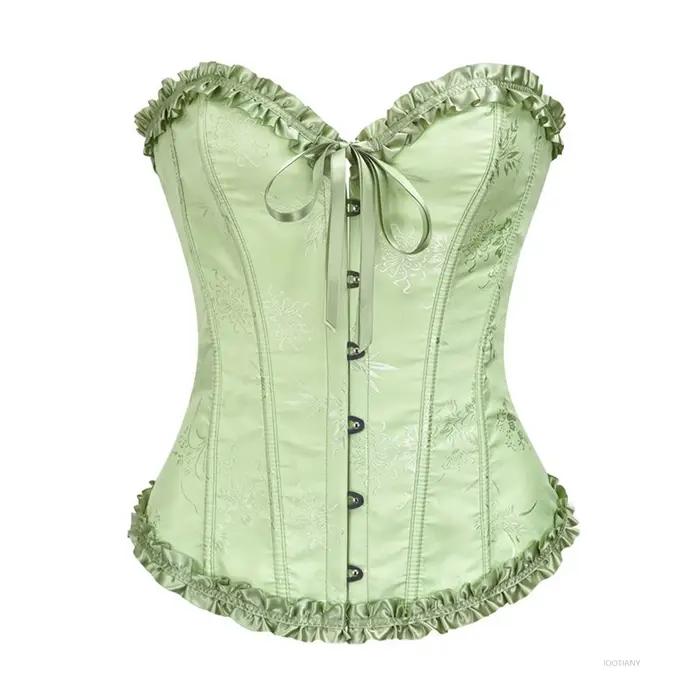 Corset femme Top Palace Cosplay Sexy dentelle froncé