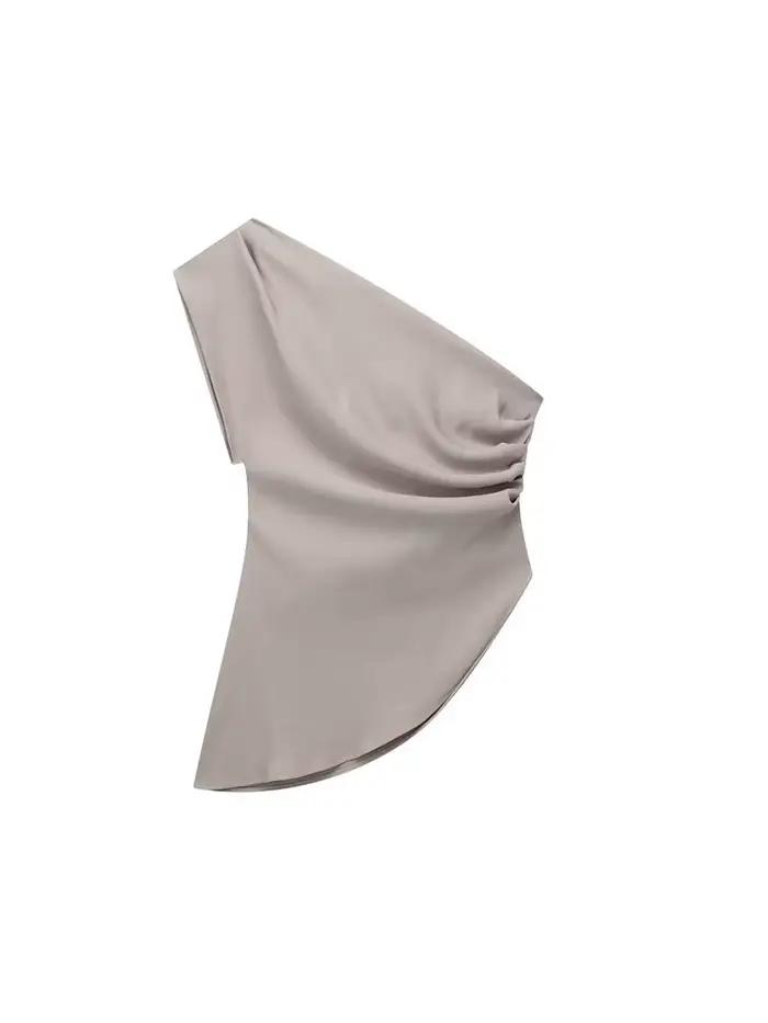 T-shirt asymétrique pour femmes