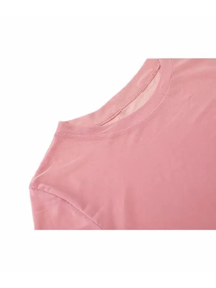 T-shirt féminin transparent à manches courtes, drap fin, léger et extensible, pour femmes, idéal pour sorties nocturnes et occasions spéciales