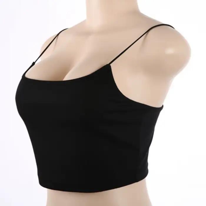 Débardeur d'été SMPG en coton et élasthanne pour femmes, style sexy et club, hauts noirs et blancs, occassions spéciales et fitness