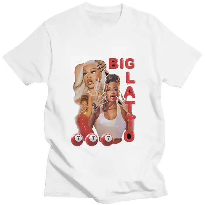 T-shirt gothique en coton Latto avec impression graphique, décontracté, col rond, pour femmes, idéal pour les occasions spéciales et la mode anime
