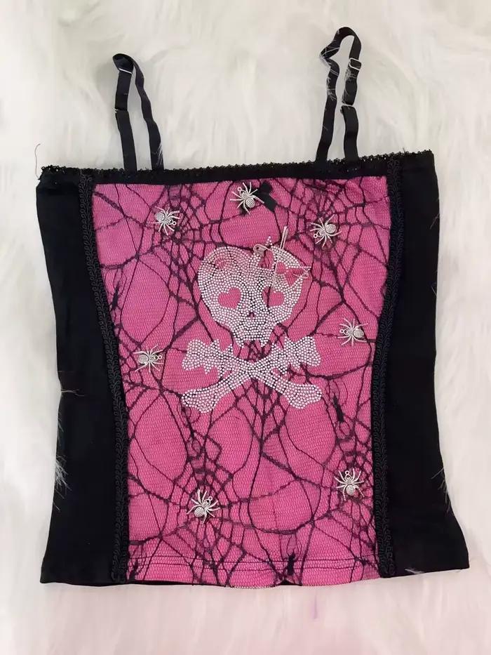 Corset en toile d'araignée gothique